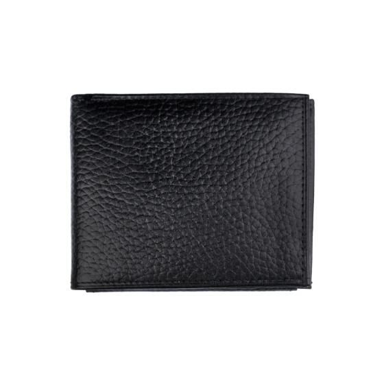 کیف جیبی طرح نظام چرم مشکی فلوتر