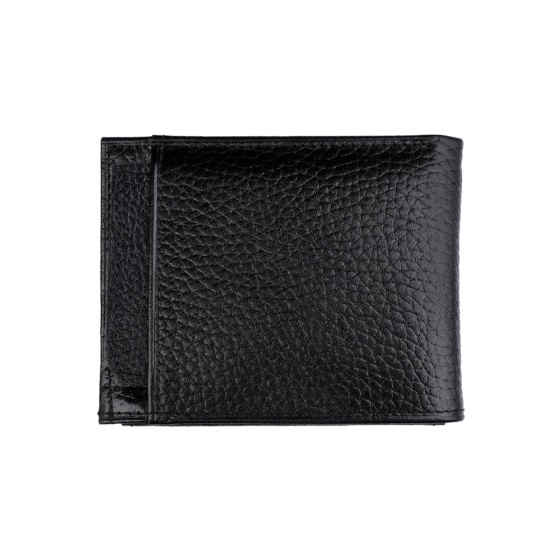 کیف جیبی طرح نظام چرم مشکی فلوتر