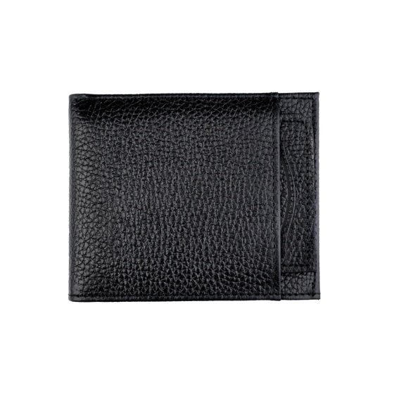 کیف پول جیبی طرح هورام چرم مشکی فلوتر