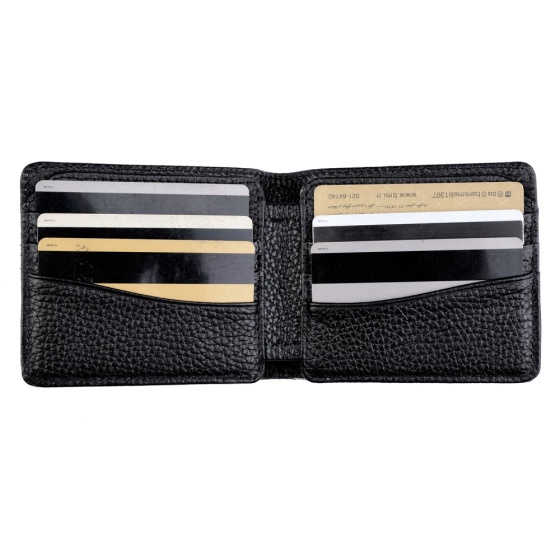 کیف پول جیبی طرح آراز چرم فلوتر مشکی