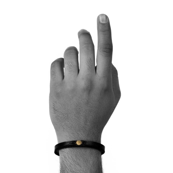 دستبند مردانه طلا یینگ یانگ