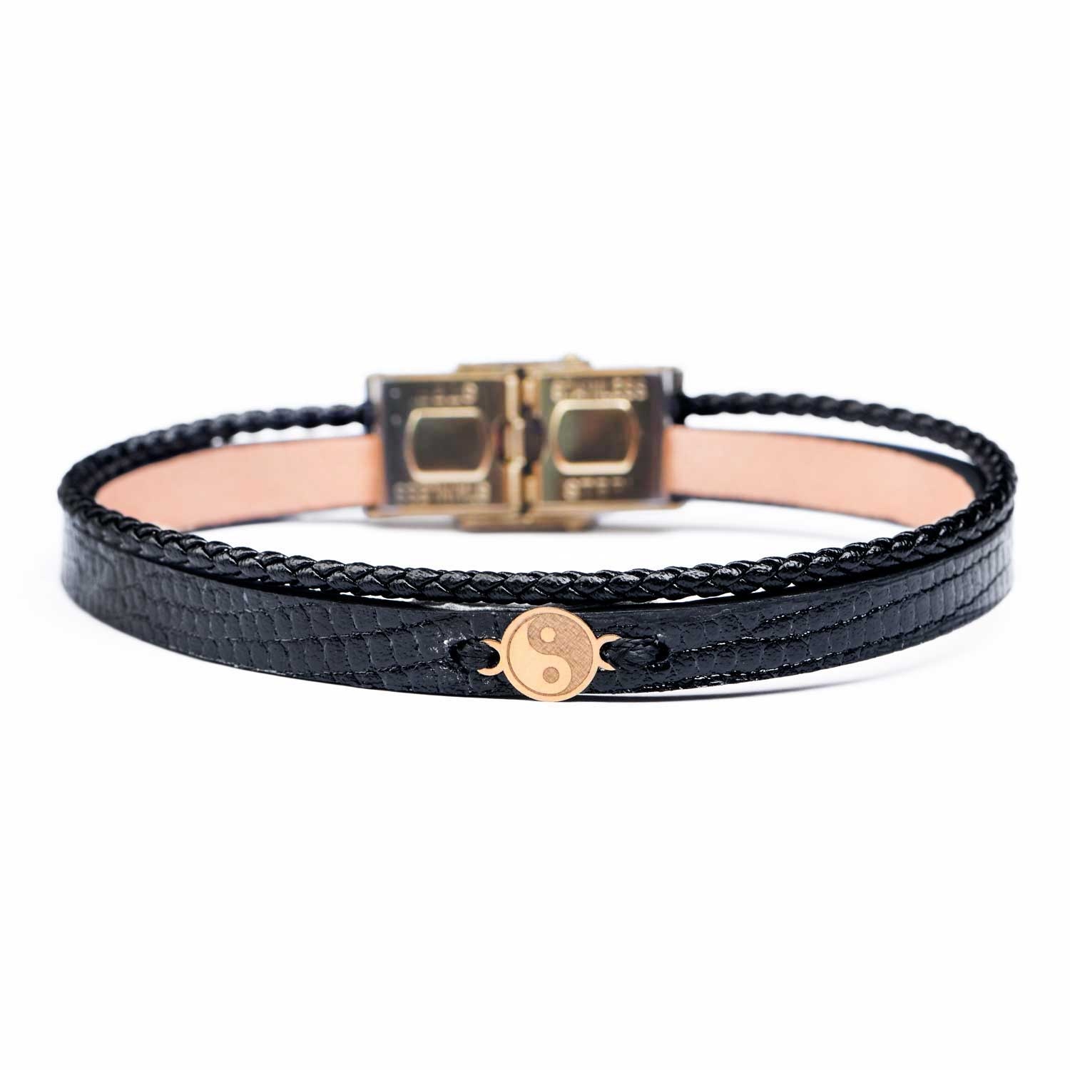 دستبند مردانه طلا یینگ یانگ