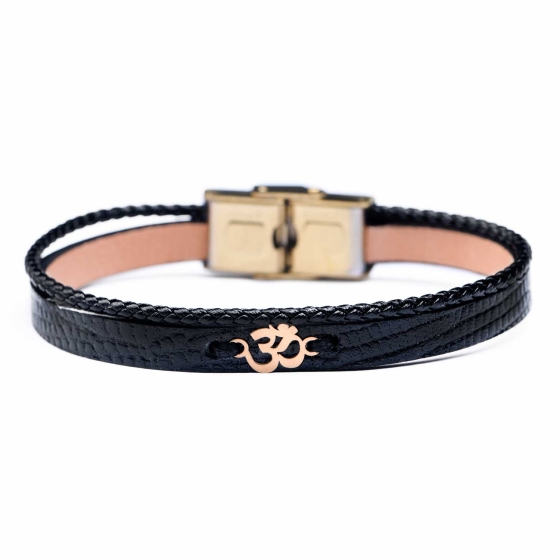 دستبند مردانه طلا اوم