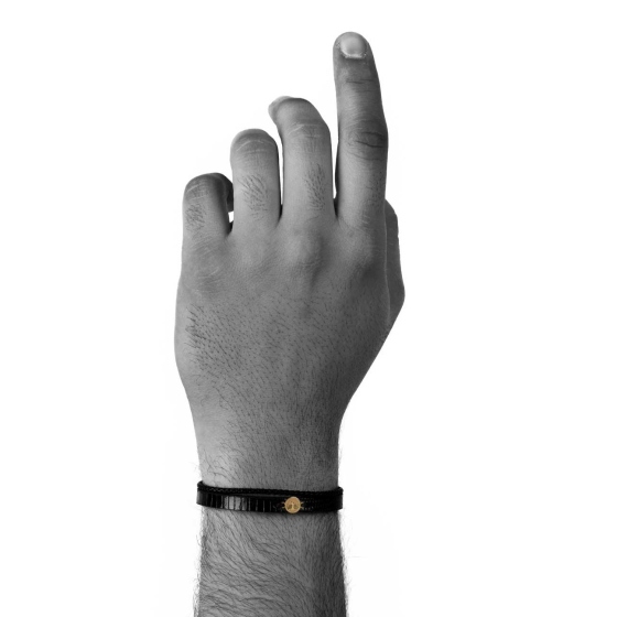 دستبند مردانه طلا طرح درخت زندگی