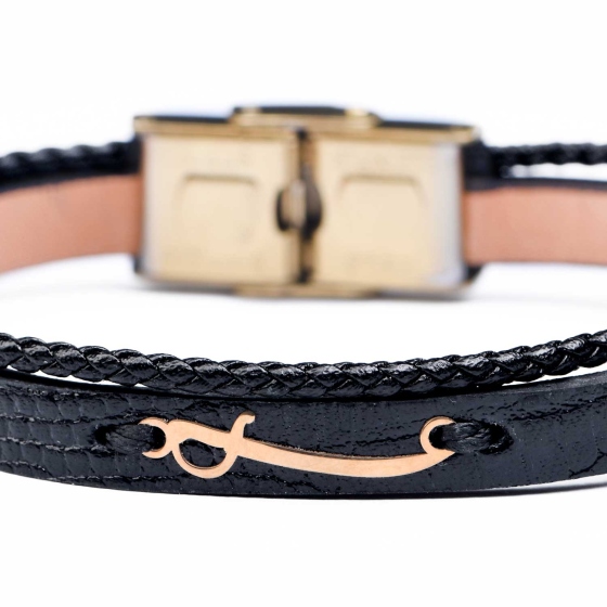 دستبند مردانه طلا طرح شمشیر