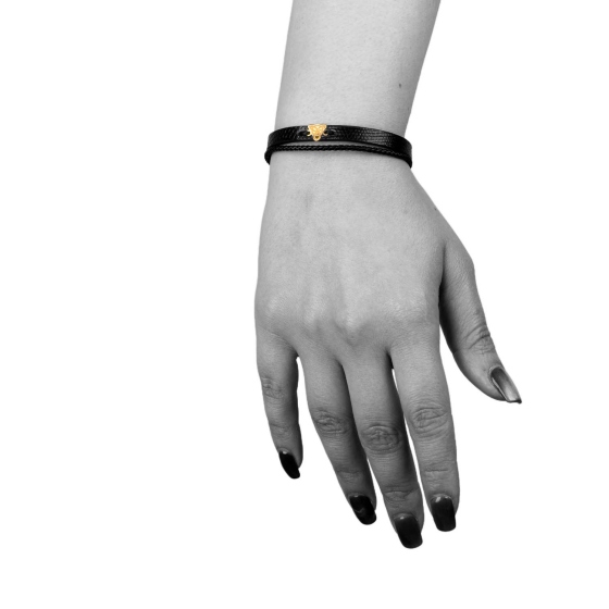 دستبند زنانه طلا طرح گره تبتی