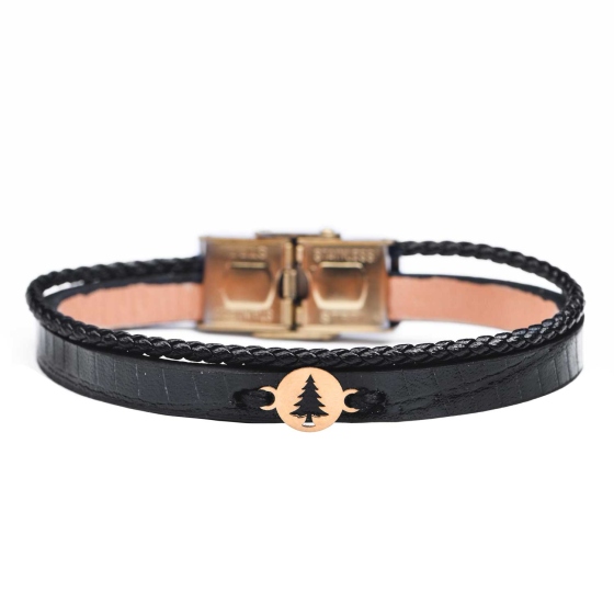 دستبند زنانه طلا طرح درخت