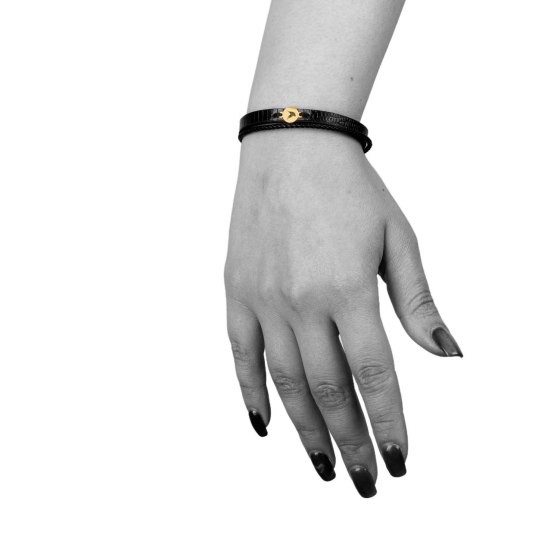 دستبند زنانه طلا طرح پرنده