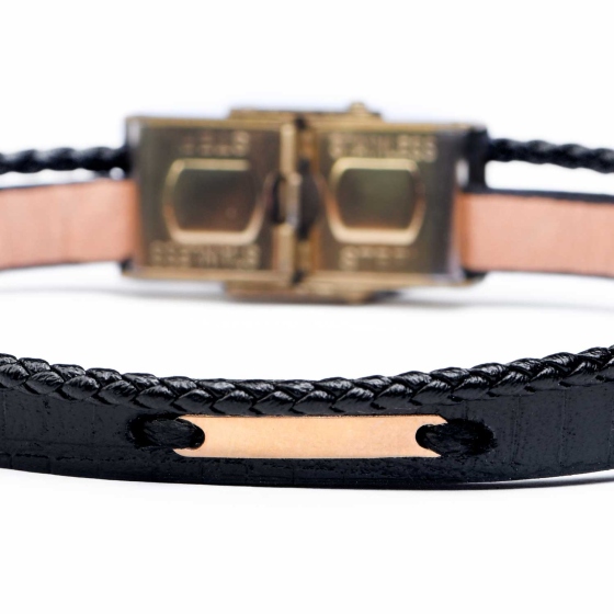 دستبند مردانه طلا طرح 67