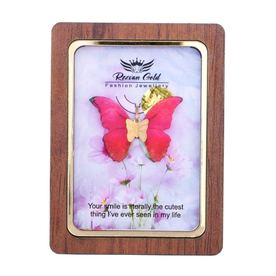 گردنبند طلا طرح پروانه PR20