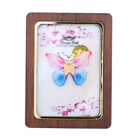 گردنبند طلا طرح پروانه PR23