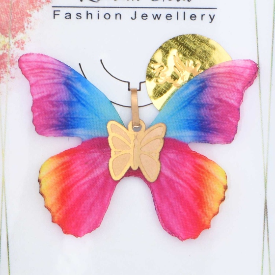 گردنبند طلا طرح پروانه PR28