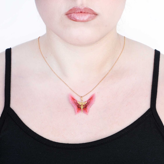 گردنبند طلا طرح فرشته PR43