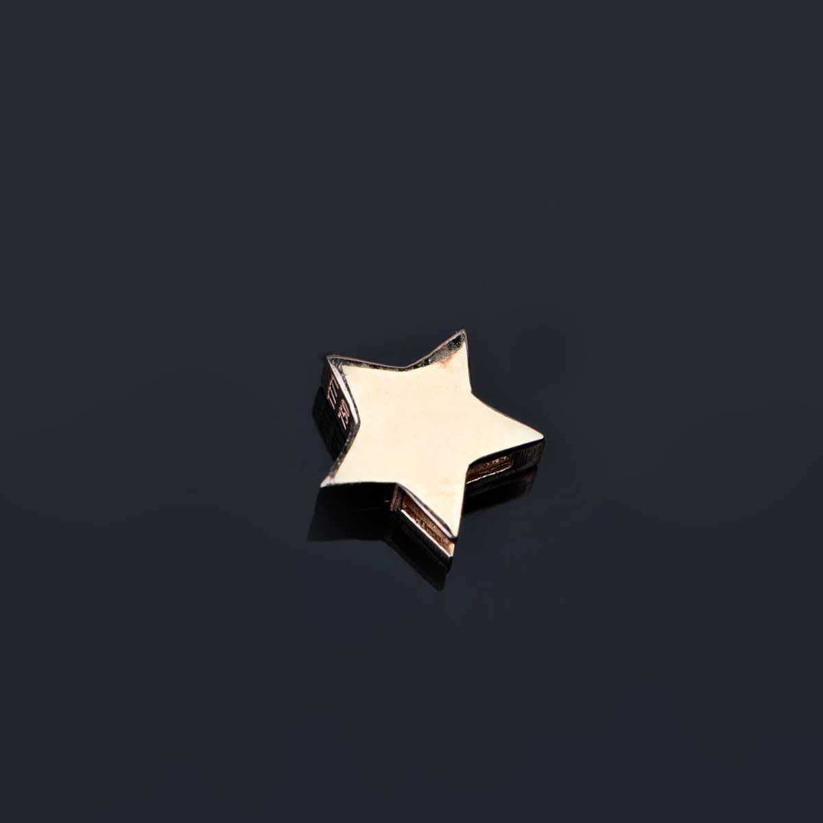 گردنبند طلا طرح ستاره سایز 2