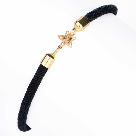 دستبند طلا زنانه طرح ونکلیف ستاره