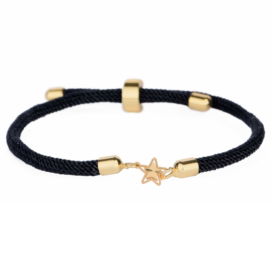 دستبند طلا زنانه طرح ونکلیف ستاره