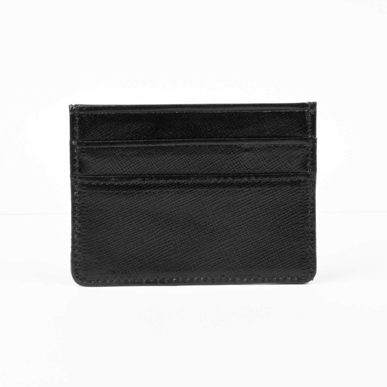 کیف کارت چرم طبیعی پوست ماری مشکی - جاکارتی چرم