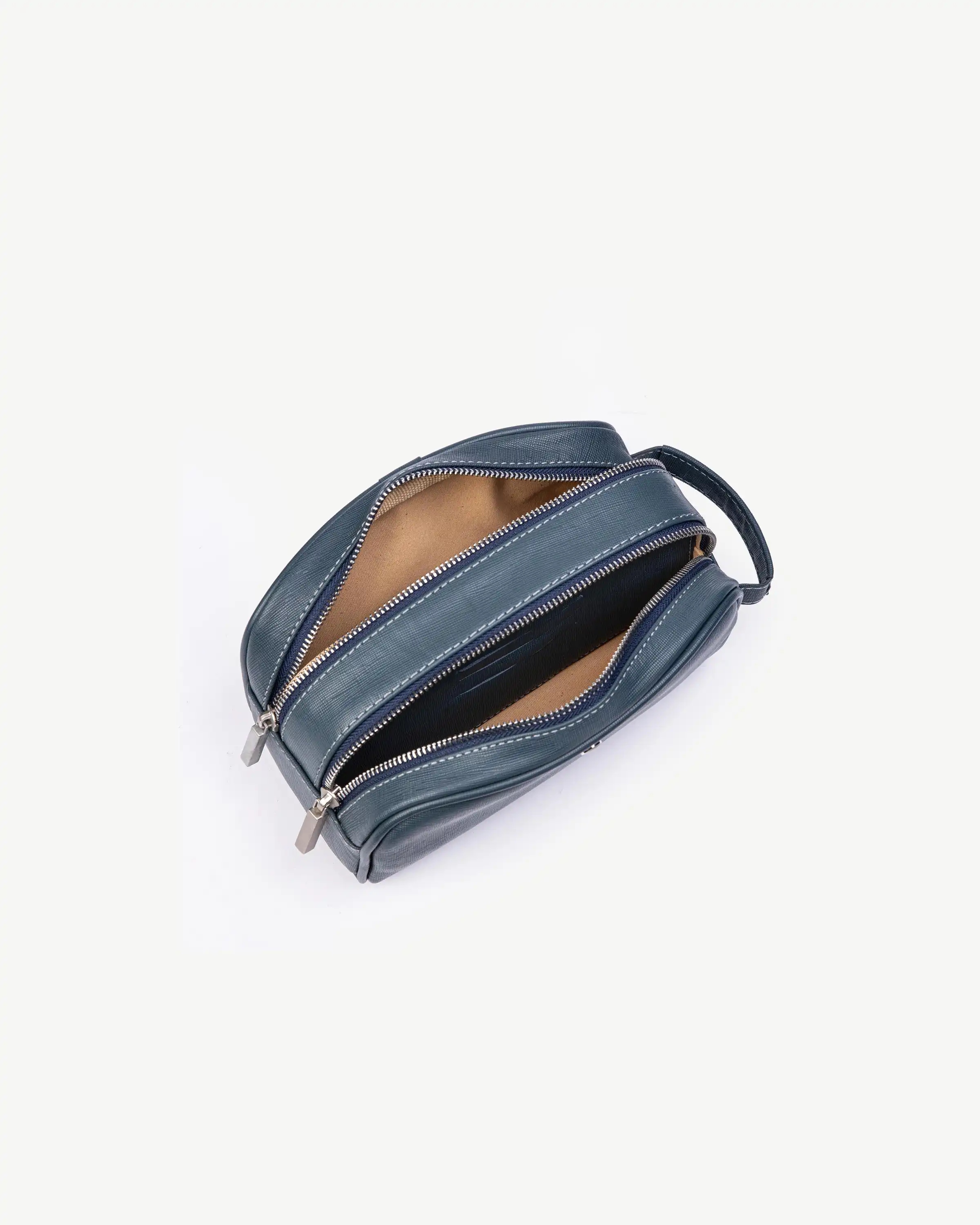 کیف دستی چرم طبیعی طرح دیزل سرمه ای مونت بلانک مردانه