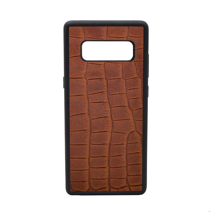 قاب موبایل سامسونگ Note 8 چرم عسلی