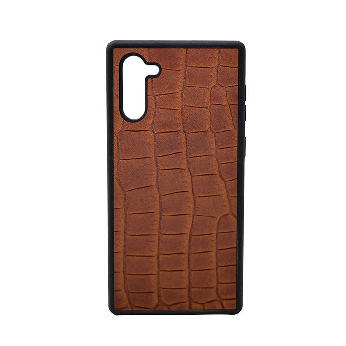 قاب موبایل سامسونگ Note 10 چرم عسلی