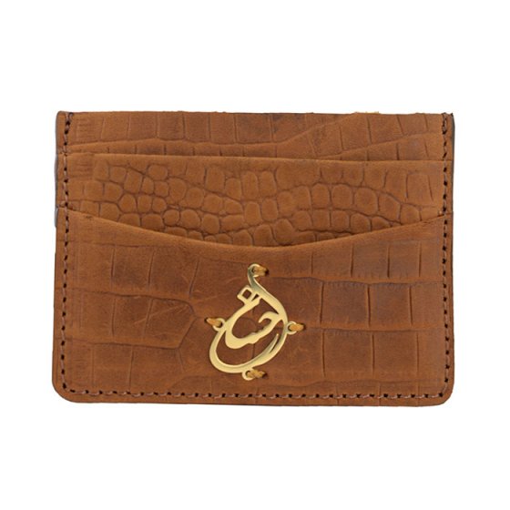کیف کارت طلا چرم اسم احسان