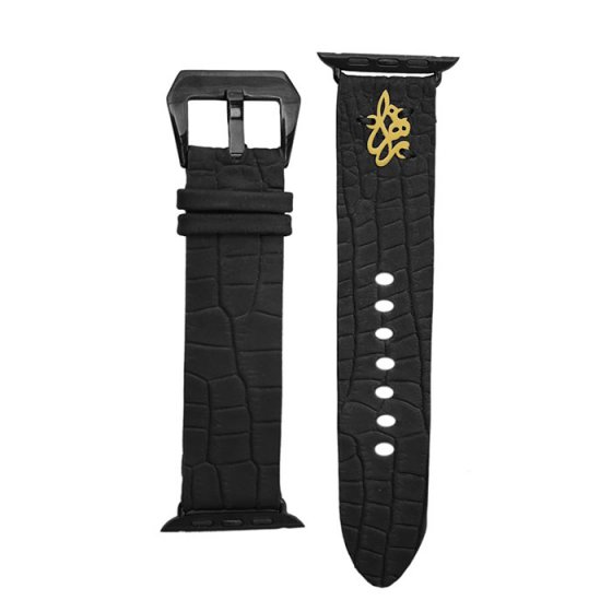 بند اپل واچ چرم با اسم زهرا