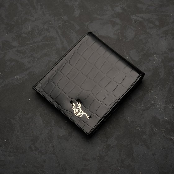 کیف جیبی طلا چرم اسم حسن