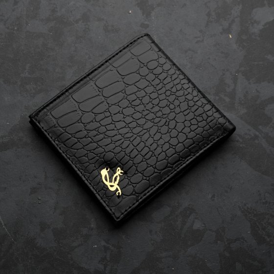 کیف پول جیبی طلا چرم اسم حسام