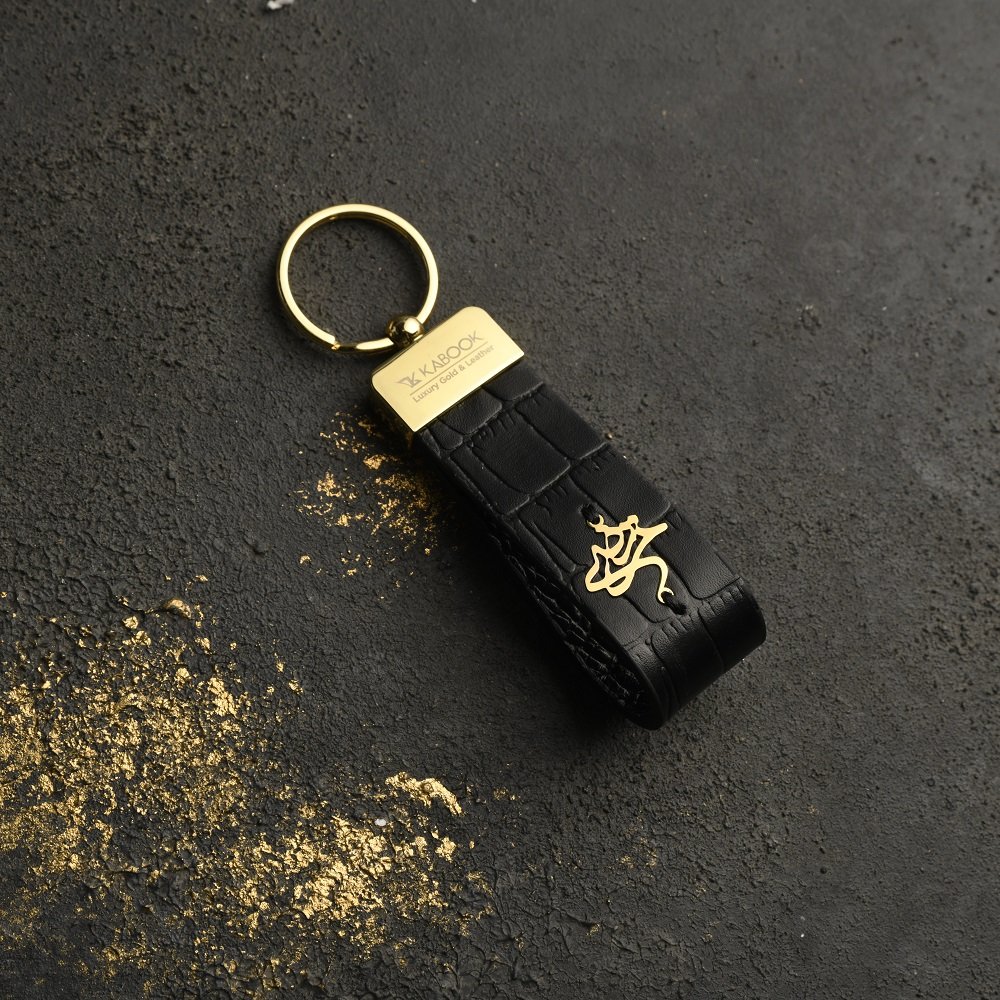 جاکلیدی طلا چرم اسم مرتضی